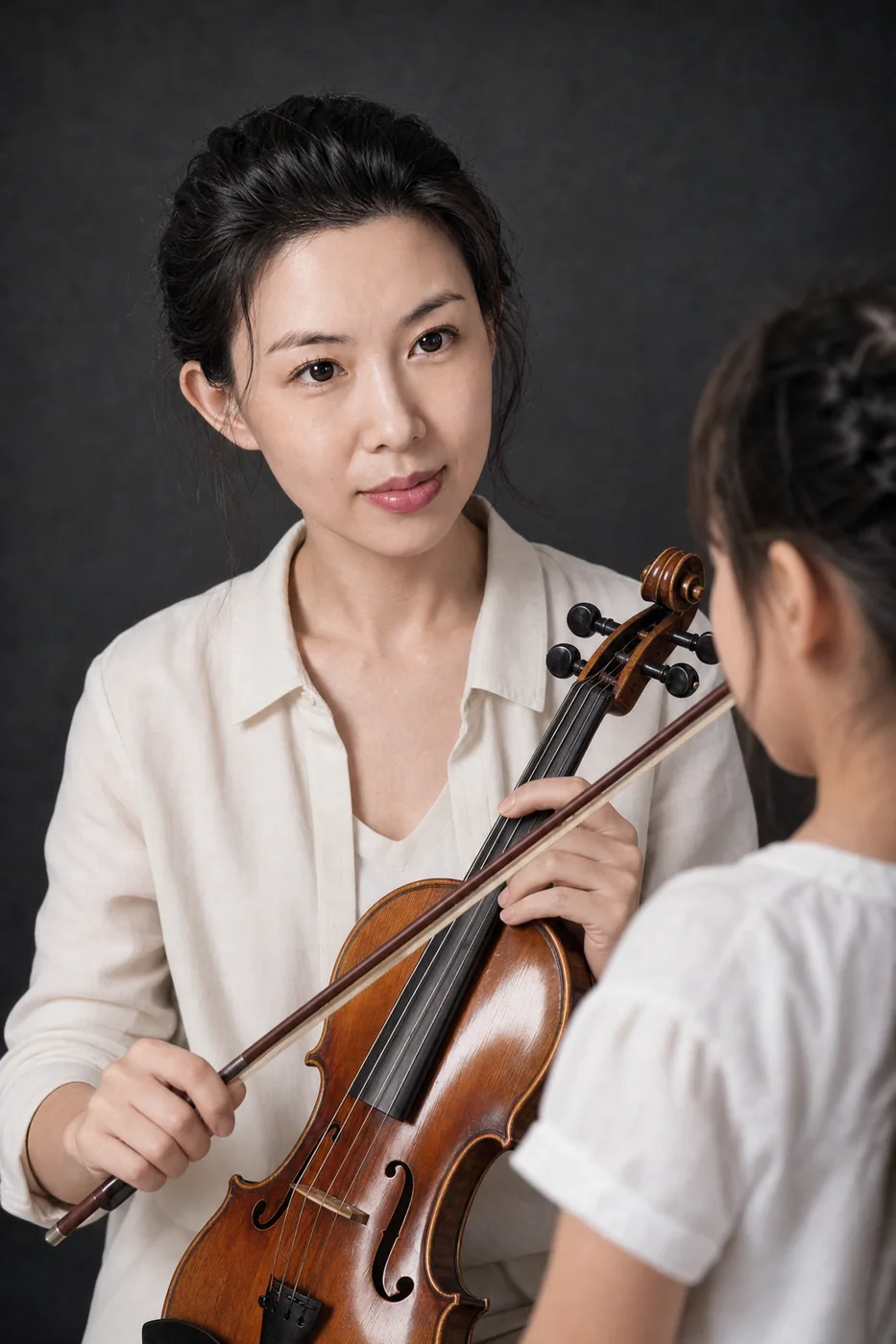 Geigenunterricht bei Siyao Song im Saarland