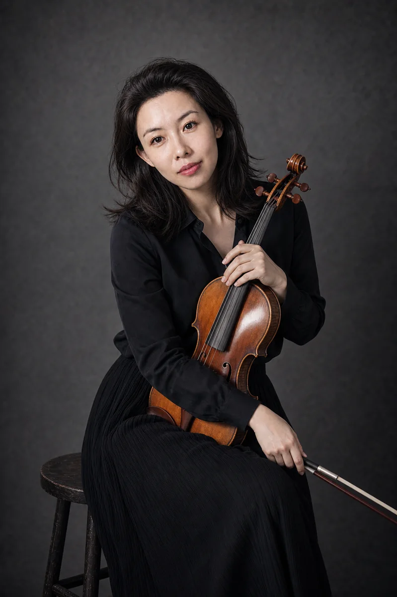 Siyao Song, Violinistin im Saarland mit Violine
